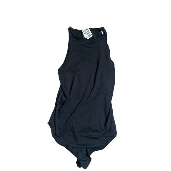 Victoria's Secret PINK high-neck black sleeveless bodysuit Size S - Picture 1 of 2